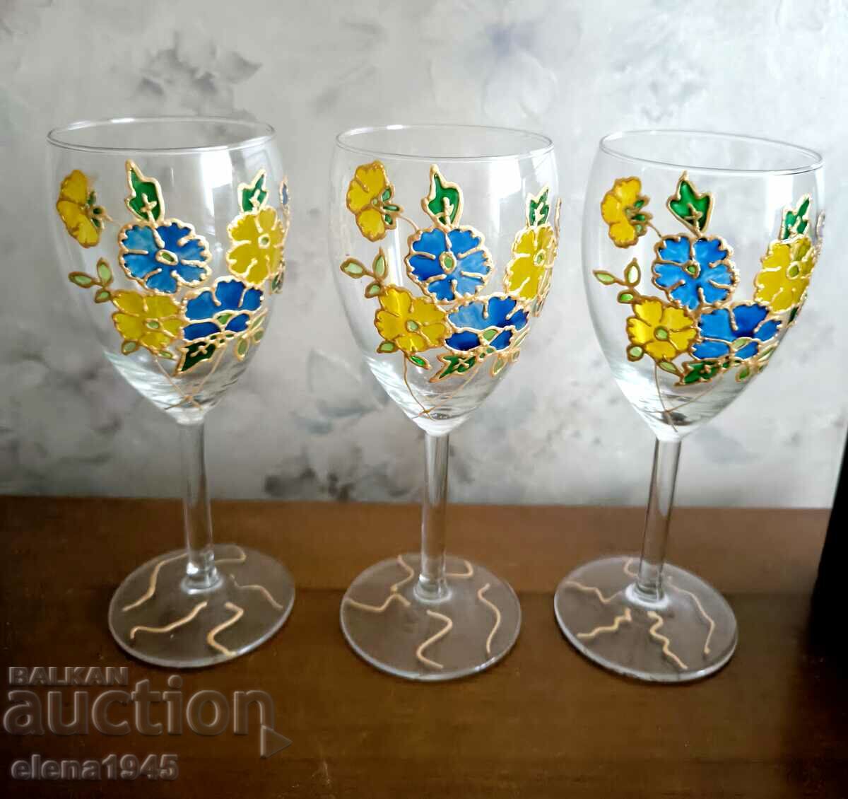 A collection of hand painted mugs with price 60.00 BGN | € 30.68