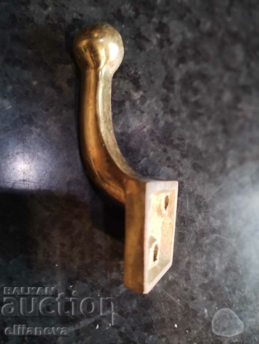 Vintage brass hanger with price 5.00 BGN | € 2.56 Vintage brass hanger with price 5.00 BGN | € 2.56