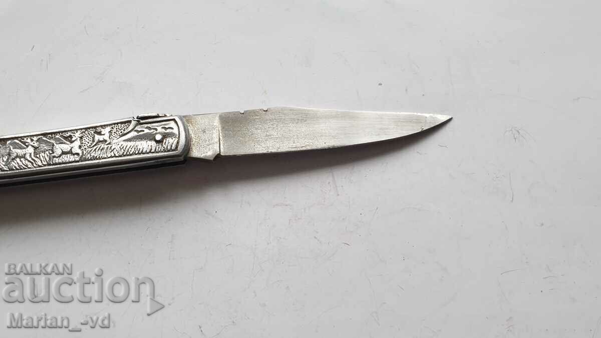 Laguiole folding knife with hunting scene - 7 Laguiole folding knife with hunting scene - 7