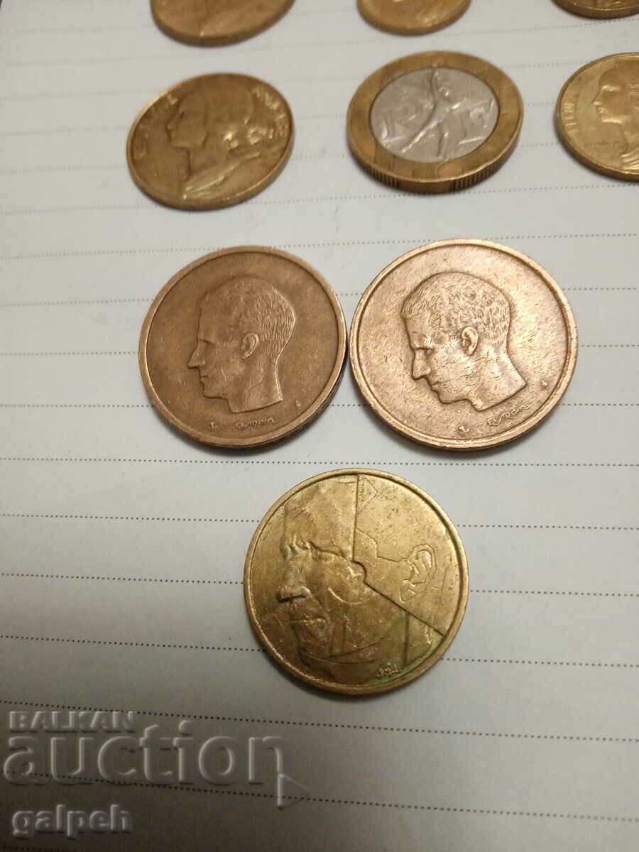 LOT OF COINS - FRANCE/BELGIUM - 15 - BGN 3 - 7 LOT OF COINS - FRANCE/BELGIUM - 15 - BGN 3 - 7