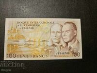 100 франка Люксембург 1981 UNC