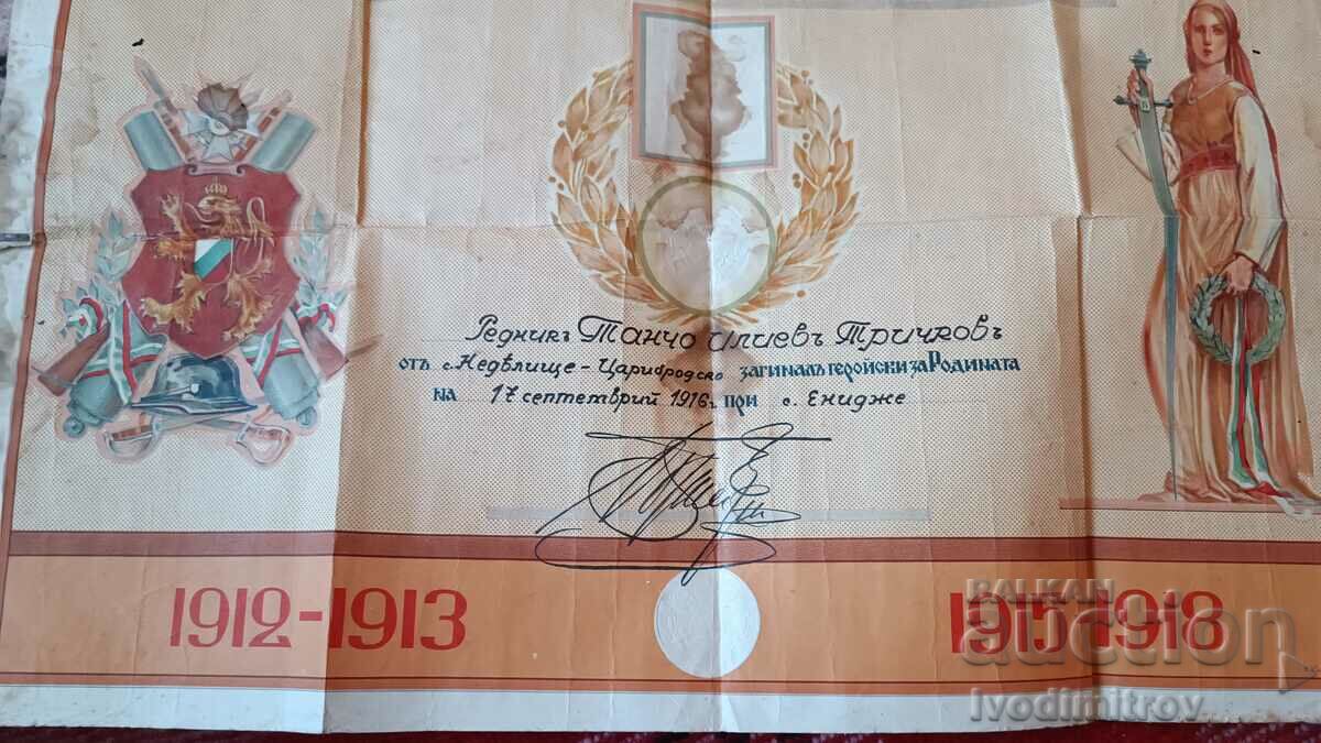 Auction Certificate of National Recognition of the Kingdom of Bulgaria Auction Certificate of National Recognition of the Kingdom of Bulgaria