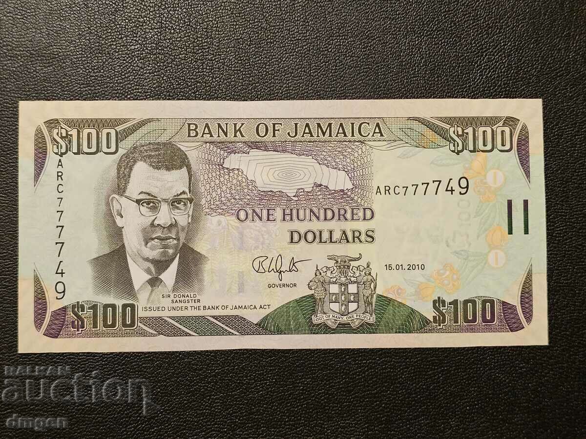 100 δολάρια Τζαμάικα 2010 UNC
