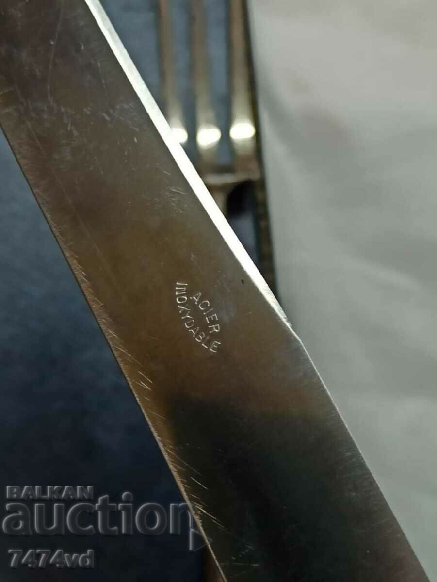 LOMPLEKT OLD SILVER CUTLERY - 5