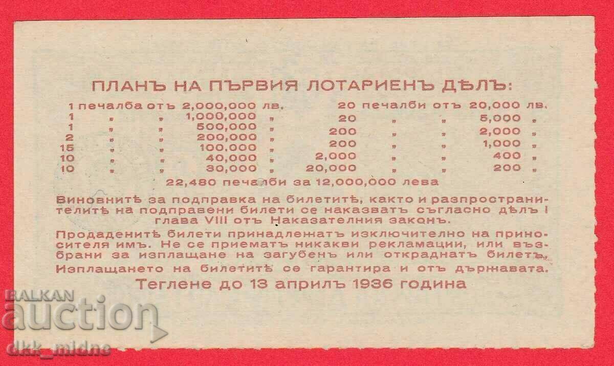 Λαχείο 1936 με τιμή € 20.00 | 39.12 BGN Λαχείο 1936 με τιμή € 20.00 | 39.12 BGN