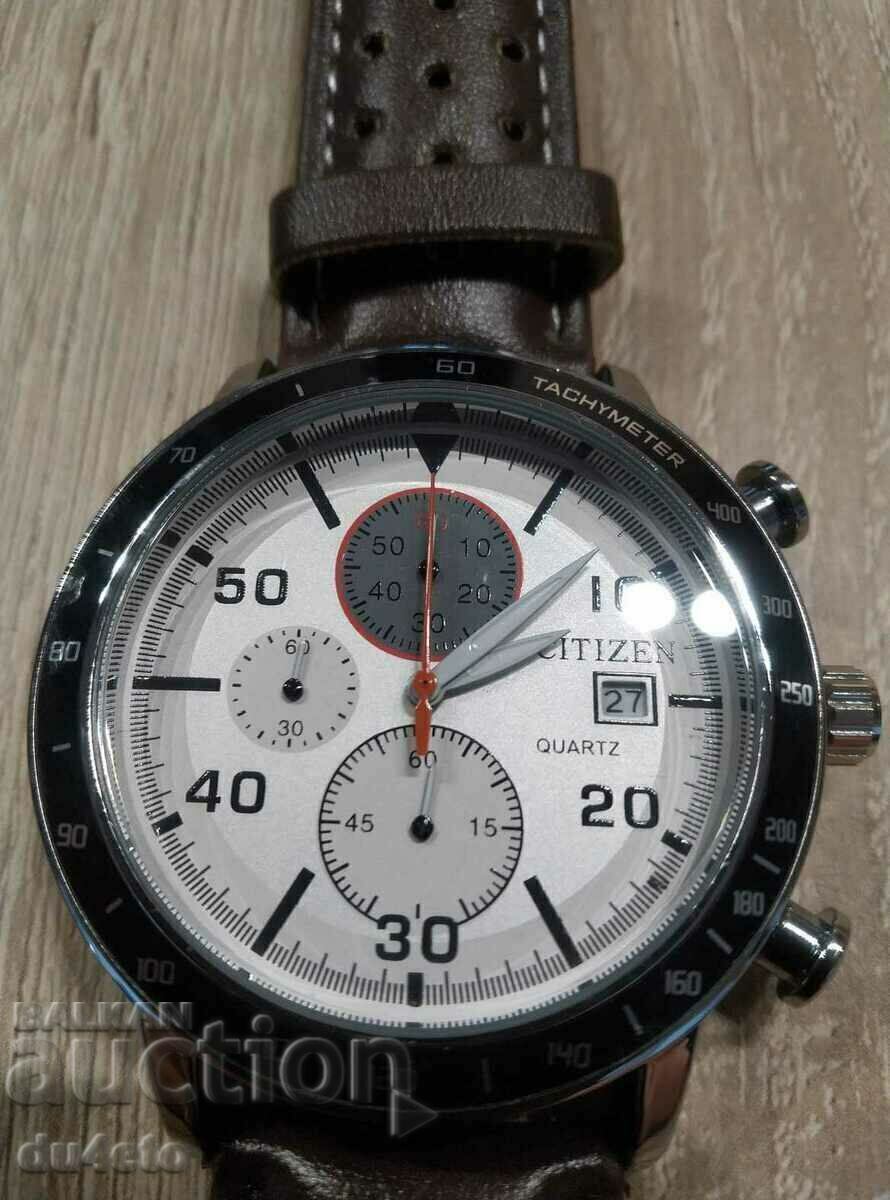 Ceas de mână pentru bărbați Citizen Eco-Drive Chronograph data, ziua - 6 Ceas de mână pentru bărbați Citizen Eco-Drive Chronograph data, ziua - 6