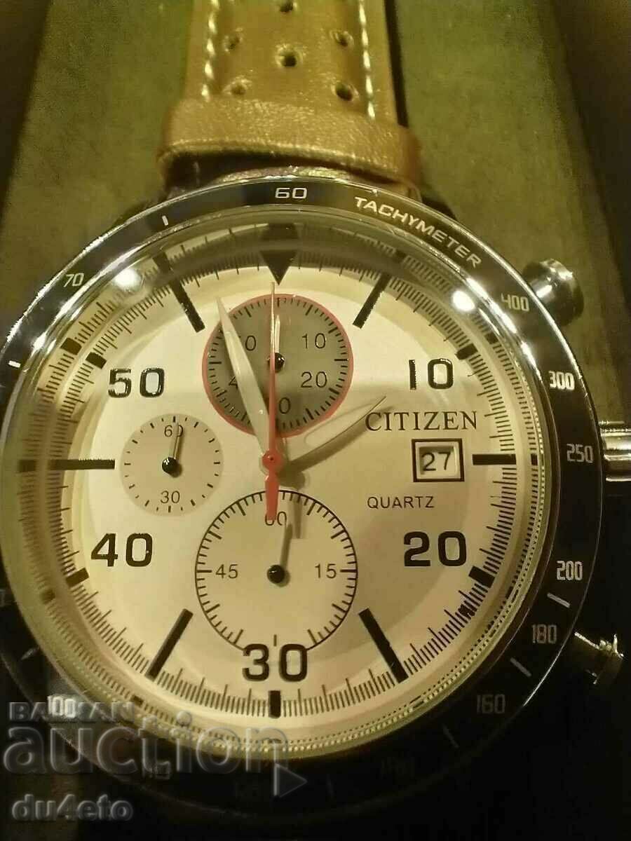 Ceas de mână pentru bărbați Citizen Eco-Drive Chronograph data, ziua - 7 Ceas de mână pentru bărbați Citizen Eco-Drive Chronograph data, ziua - 7