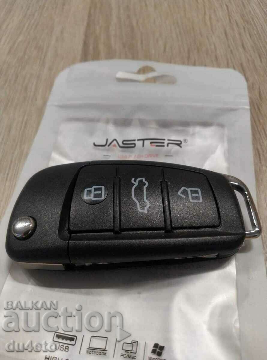 Auction  USB 2.0 32 GB flash drive in the shape of a car key,