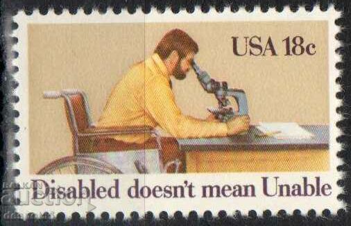 1981. USA. International Year of Persons with Disabilities.