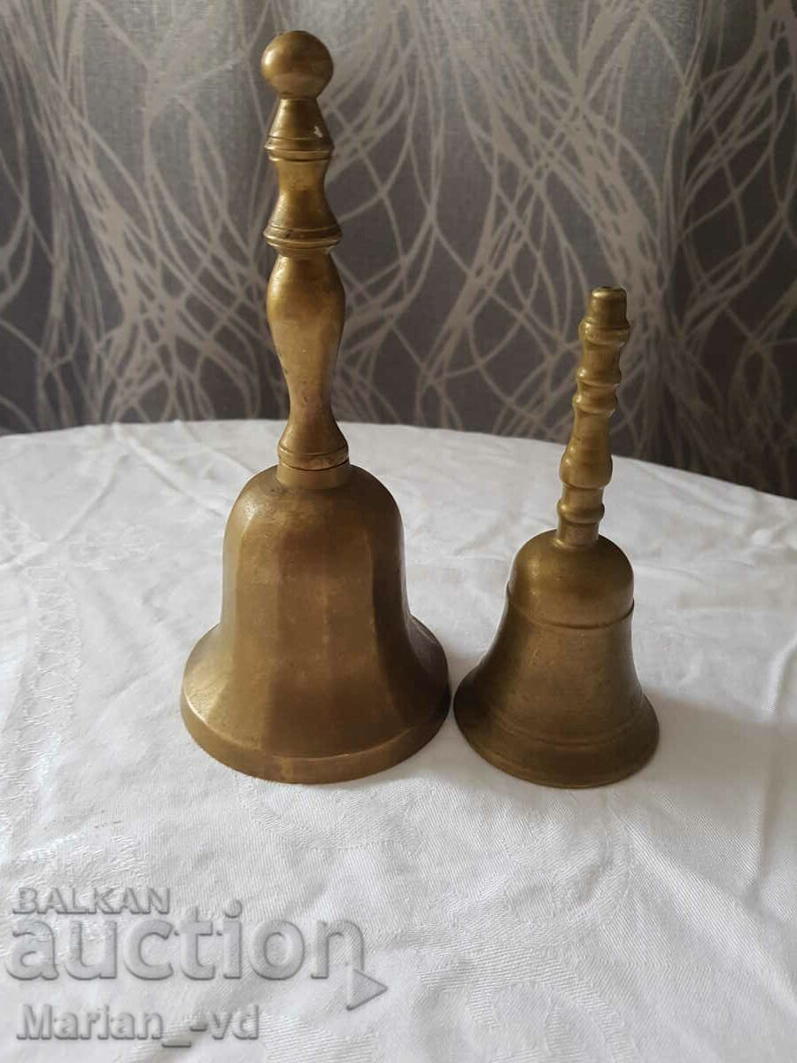 Two bronze bells with price 90.00 BGN | € 46.02 Two bronze bells with price 90.00 BGN | € 46.02