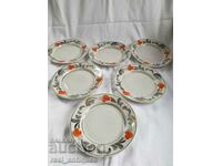 Set of Verbilki porcelain plates