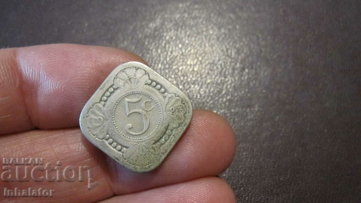 1923 5 cent Olanda
