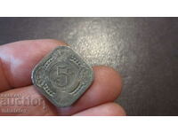 1913 год 5 цента Холандия