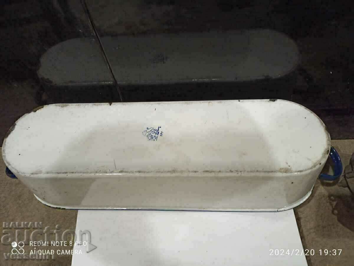 Παράδοση Ένα πολύ σπάνιο μπολ ψαριών από τις αρχές του 20ου αιώνα BAUMANN από εμαγιέ