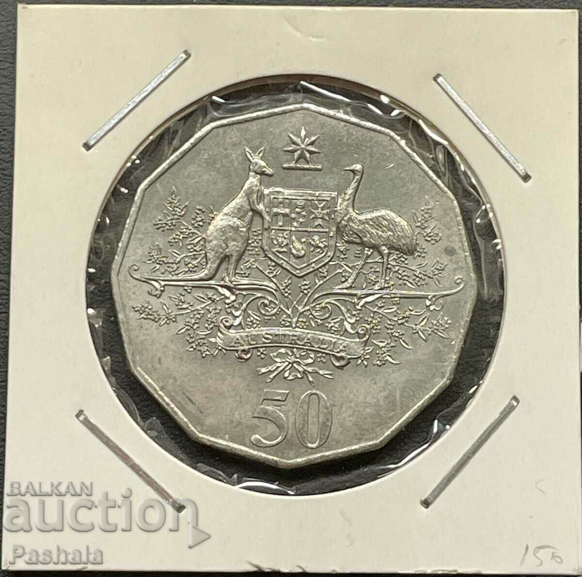 Австралия 50 цента 2001 г.