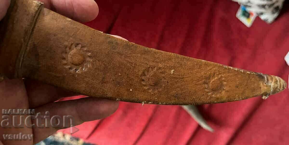 Auction Knife Egypt Nubia authentic handmade goat horn Auction Knife Egypt Nubia authentic handmade goat horn