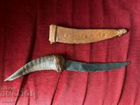 Нож Египет Нубия автентичен ръчна изработка кози рог
