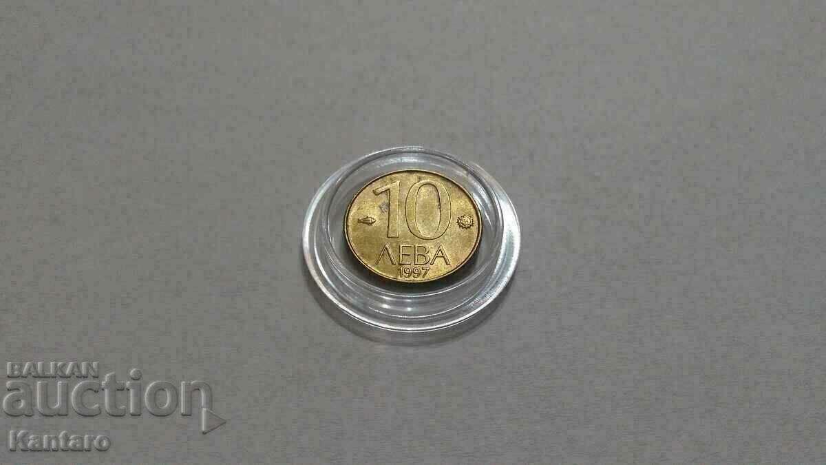 Монета - БЪЛГАРИЯ - 10 лева - 1997 г. - UNC