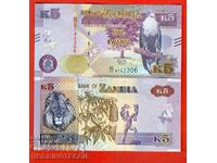 ZAMBIA ZAMBIA 5 Kwachi issue - issue 2020 NEW UNC