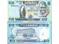 ZAMBIA ZAMBIA 10 τεύχος Kwachi - τεύχος 198* NEW UNC