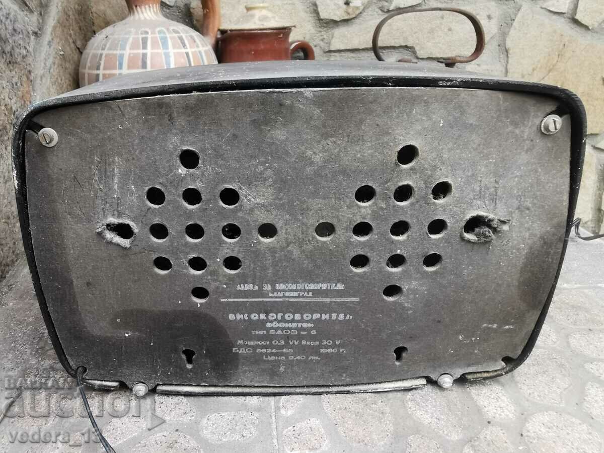 Delivery of speaker Delivery of speaker