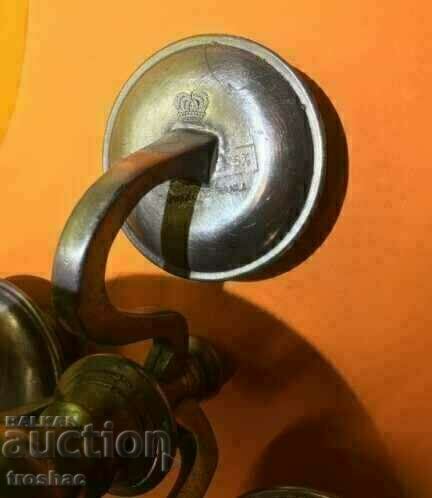 Antique French Candlestick with Royal Crown Stamps / Etain 95% with price 55.00 BGN | € 28.12 Antique French Candlestick with Royal Crown Stamps / Etain 95% with price 55.00 BGN | € 28.12