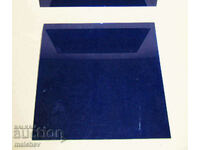 Цветно витражно стъкло флоатно 2,5 мм 28/28 синьо