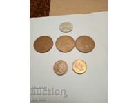 LOT OF COINS - GREAT BRITAIN - 6 pcs. - BGN 4.5
