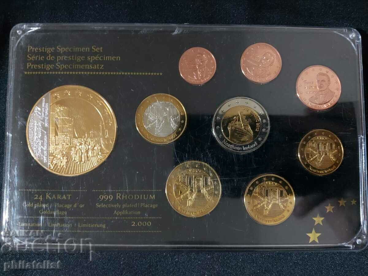 Χρυσό δοκιμαστικό Euro Set - Βόρεια Ιρλανδία 2012 + μετάλλιο