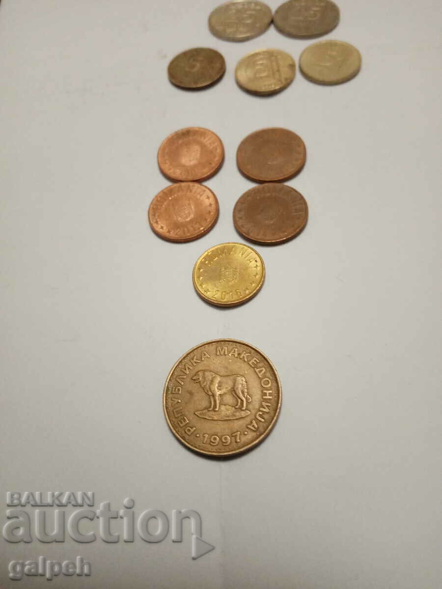 Delivery of LOT OF COINS - TURKEY / ROMANIA - 11 pcs. - BGN 2 Delivery of LOT OF COINS - TURKEY / ROMANIA - 11 pcs. - BGN 2