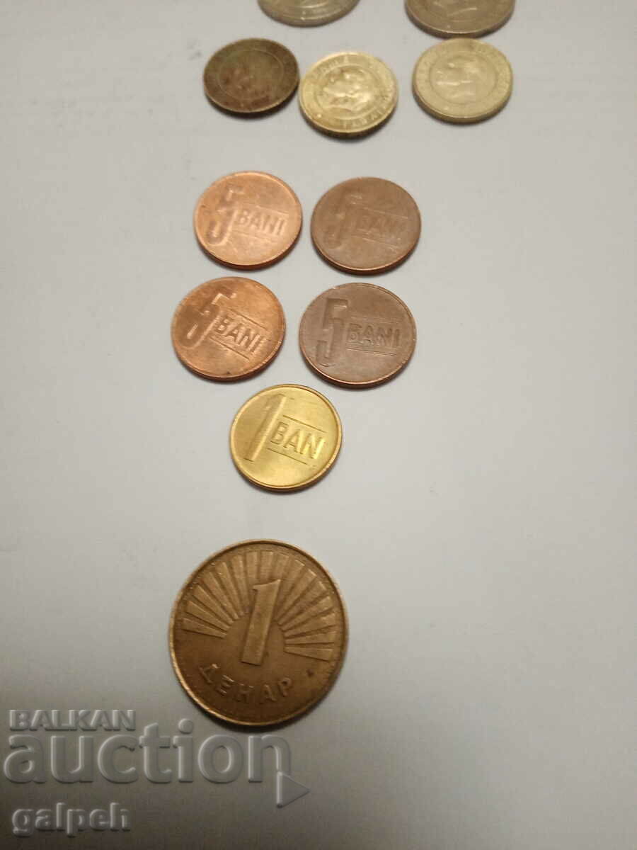 LOT OF COINS - TURKEY / ROMANIA - 11 pcs. - BGN 2 - 7 LOT OF COINS - TURKEY / ROMANIA - 11 pcs. - BGN 2 - 7