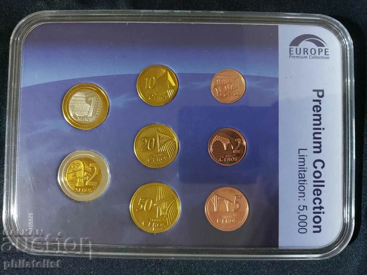 Latvia 2014 - Trial Euro Set, 8 coins with price 22.00 BGN | € 11.25 Latvia 2014 - Trial Euro Set, 8 coins with price 22.00 BGN | € 11.25