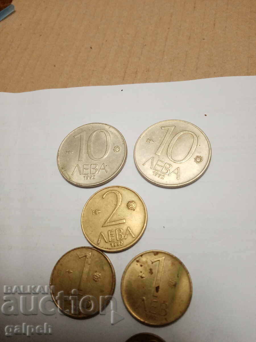 LOT DE MONEDE - NRB / REPUBLICA BULGARIA - 10 buc. - 0,99 BGN cu preț € 0.50 | 0.98 BGN