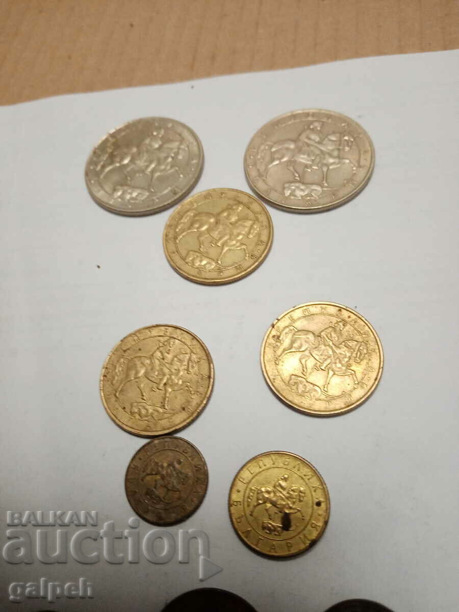 LOT OF COINS - NRB / REPUBLIC OF BULGARIA - 10 pcs. - BGN 0.99 - 5 LOT OF COINS - NRB / REPUBLIC OF BULGARIA - 10 pcs. - BGN 0.99 - 5