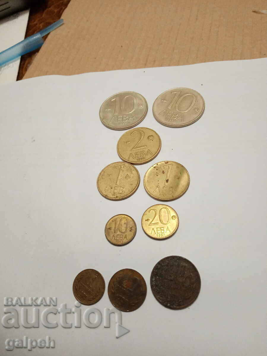LOT DE MONEDE - NRB / REPUBLICA BULGARIA - 10 buc. - 0,99 BGN