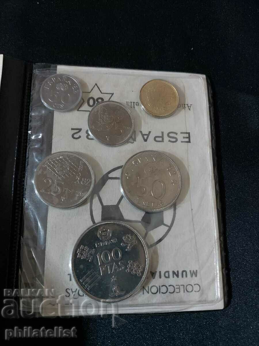 Auction Spain 1980 - Complete set of 6 coins Auction Spain 1980 - Complete set of 6 coins