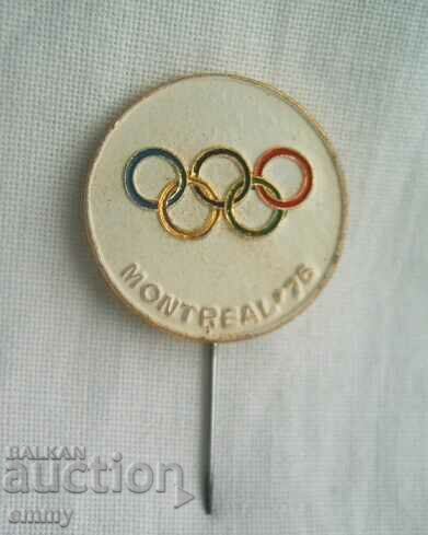Montreal 1976 Olympic Games Badge