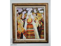 Bulgarian wedding, Vladimir Dimitrov - Master, painting