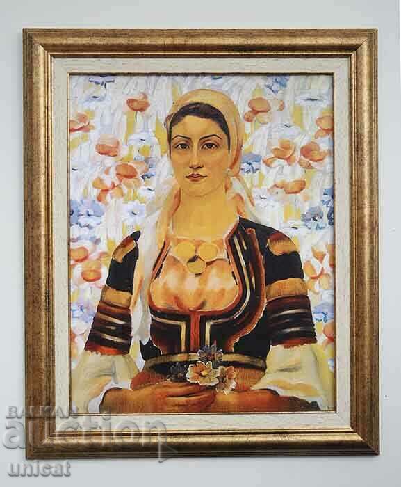 Girl from the village of Kalotintsi, Vladimir Dimitrov, Master, painting