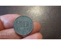 1943 10 cenți Olanda - zinc