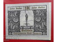 Banknote-Austria-G.Austria-Ried im Increase-10 Heller 1920