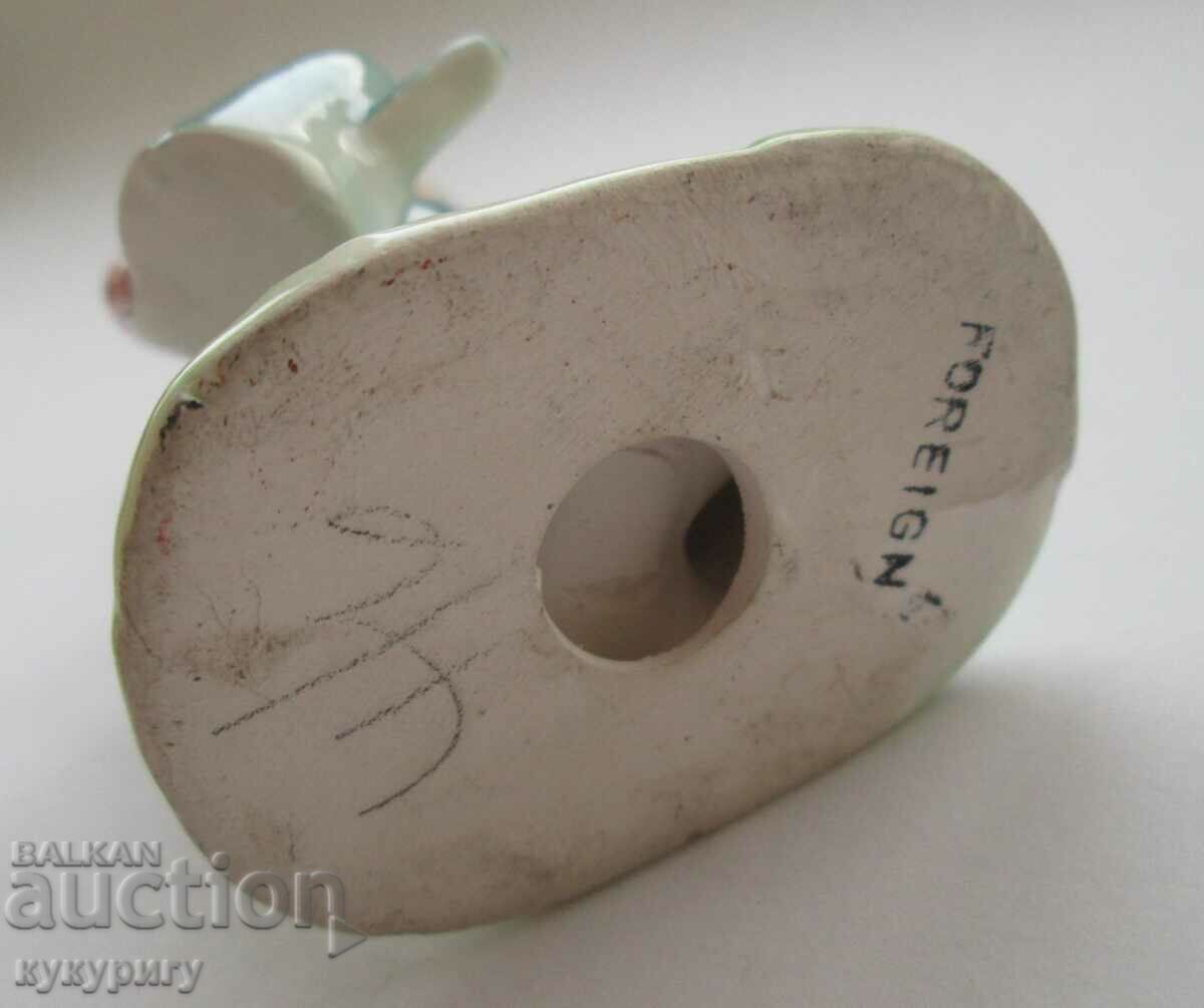 Auction Old porcelain figurine boy gardener FOREIGN Auction Old porcelain figurine boy gardener FOREIGN