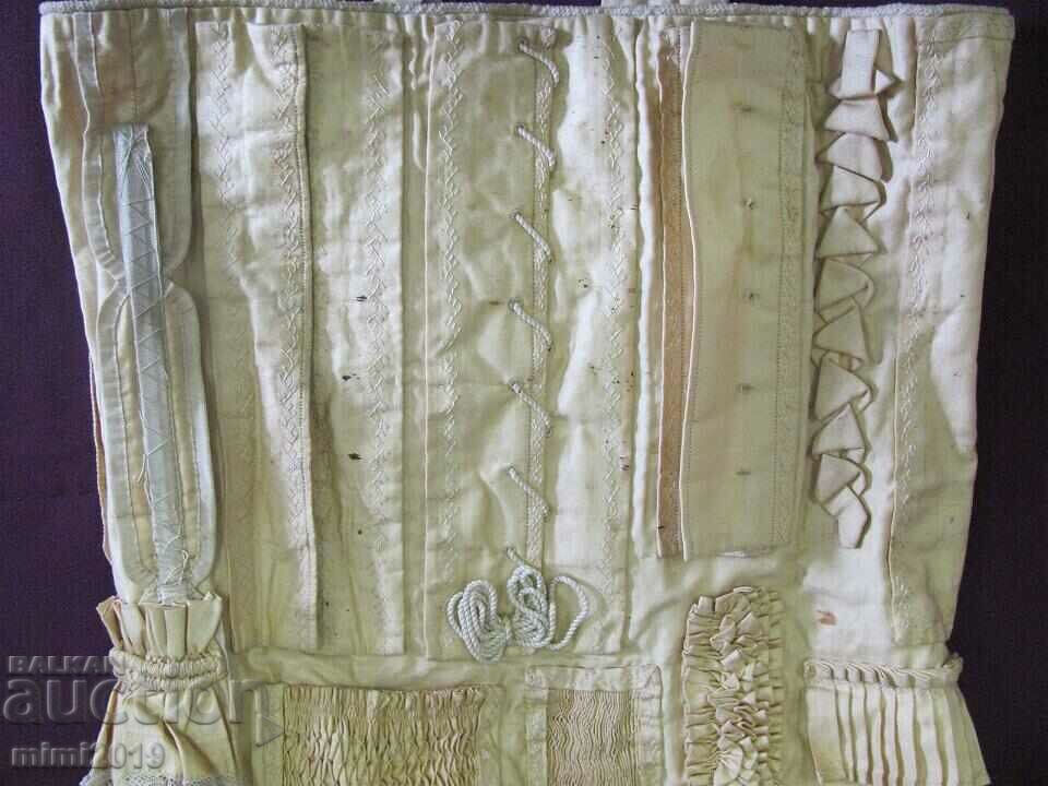 19th Century Women's Silk Corset - 5 19th Century Women's Silk Corset - 5