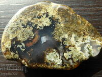 257 ct natural moss agate with carnelian