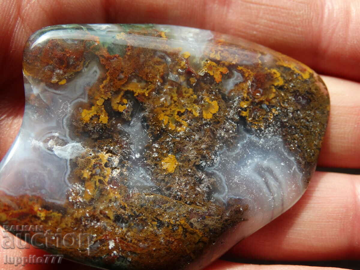 420 carat natural Orpheus agate with carnelian - 5 420 carat natural Orpheus agate with carnelian - 5