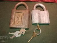 Two padlocks