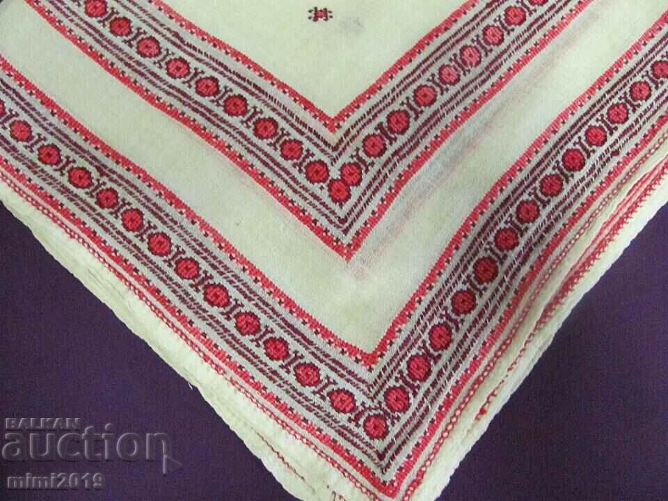 Antique Hand Embroidered Check, Bedspreads 2 pcs. - 6 Antique Hand Embroidered Check, Bedspreads 2 pcs. - 6