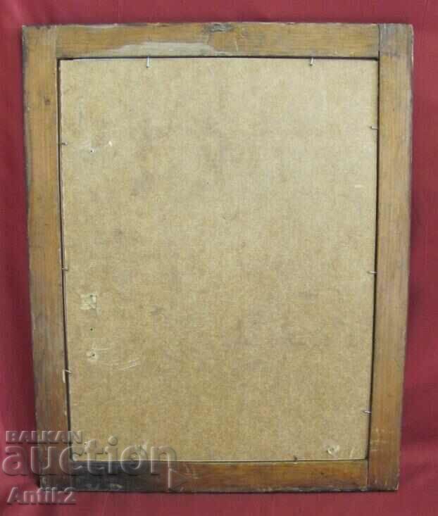 19th century Original Chromolithograph - Virgin Mary - 5