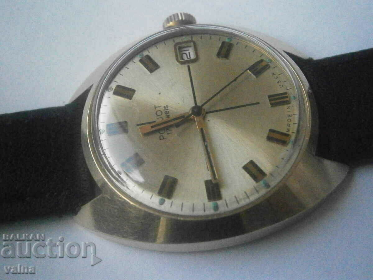 Auction POLJOT 2614.2H, 17 jewels! Case - 36mm! USSR Auction POLJOT 2614.2H, 17 jewels! Case - 36mm! USSR