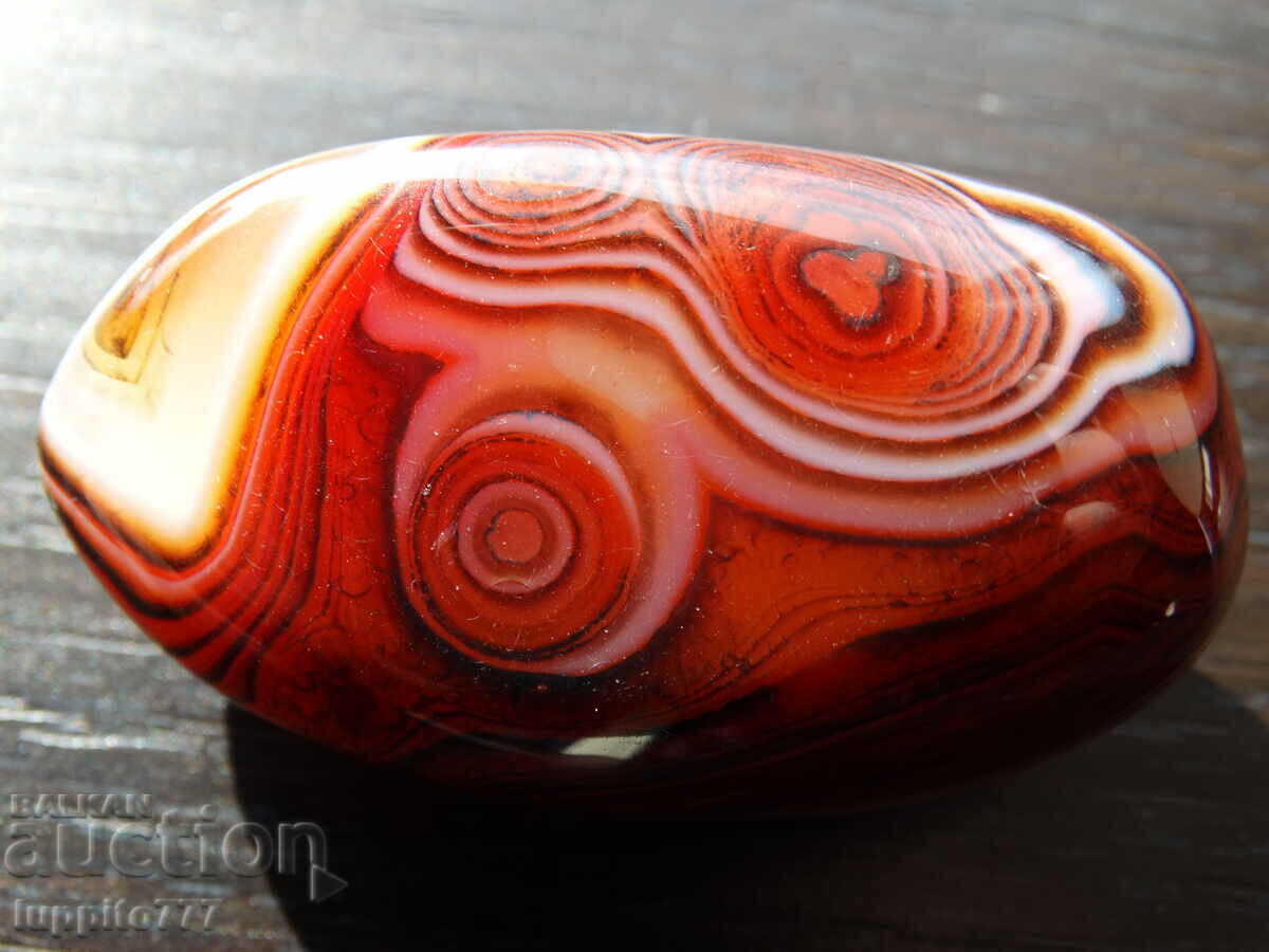 52 γραμμάρια καρνελιανός αχάτης σαρδόνυχας - 5 52 γραμμάρια καρνελιανός αχάτης σαρδόνυχας - 5